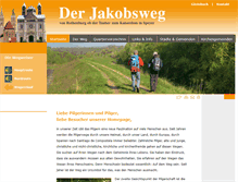 Tablet Screenshot of jakobsweg-rothenburg-speyer.de